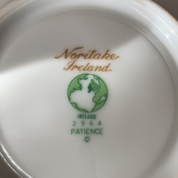Noritake Ireland China Tea Cup & Saucer 2964 Patience - Picture 5 of 5